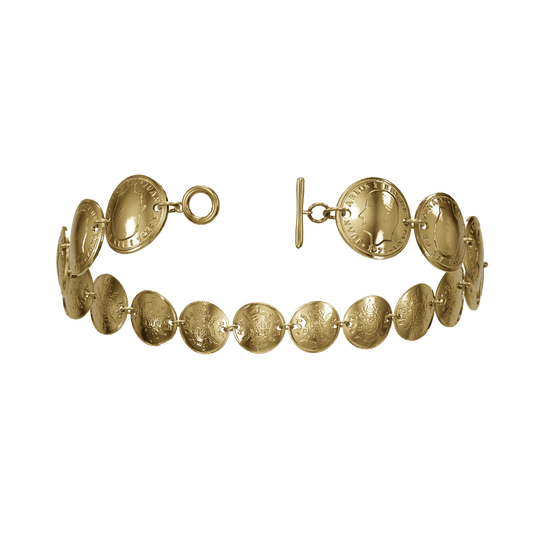 OLD MONEY GOLD CHOKER